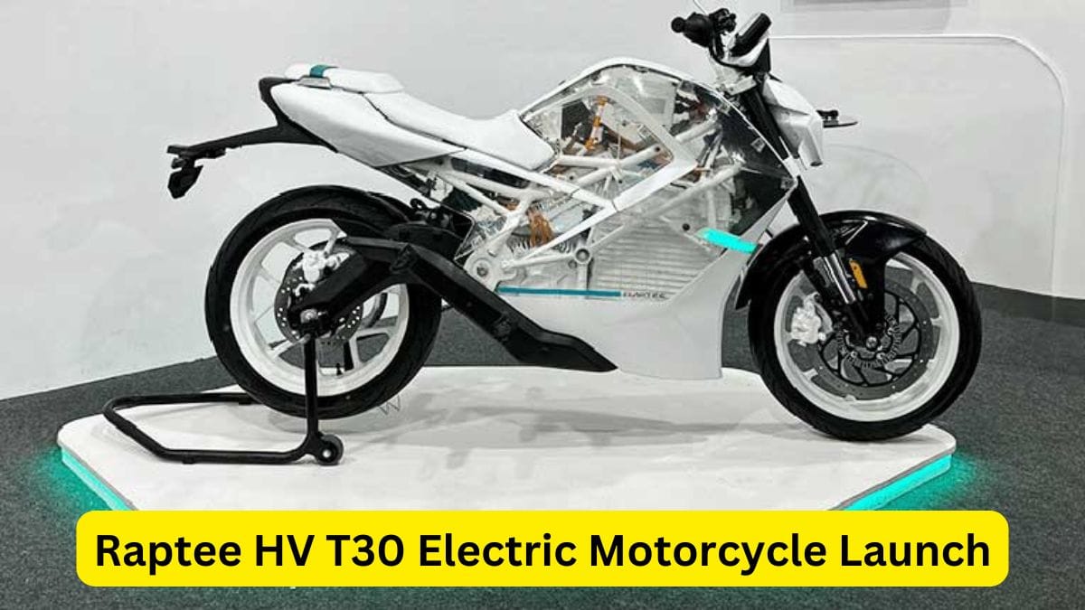 Raptee HV T30 Electric Motorcycle Launch