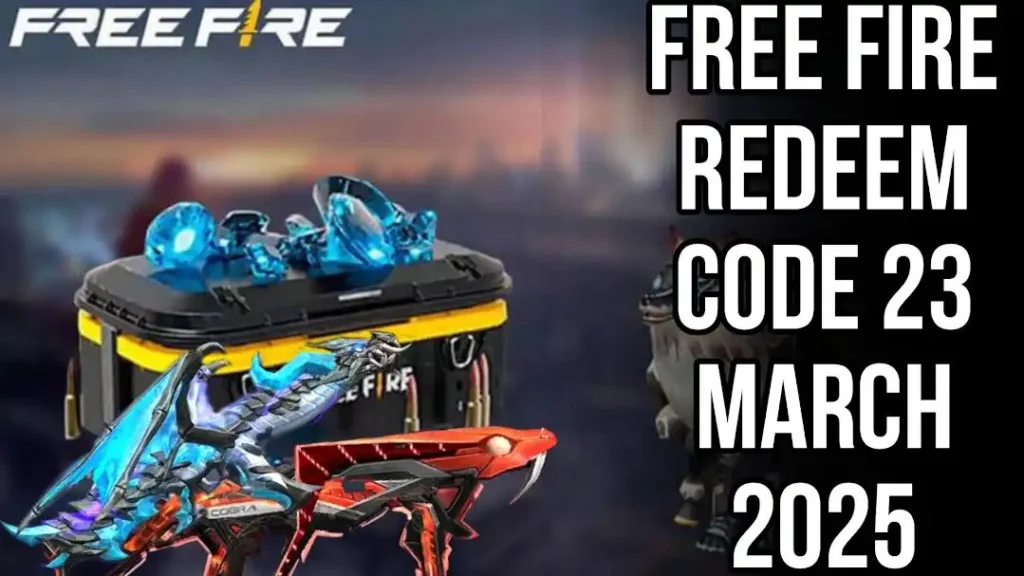 Free Fire MAX Redeem Codes 23 March 2025