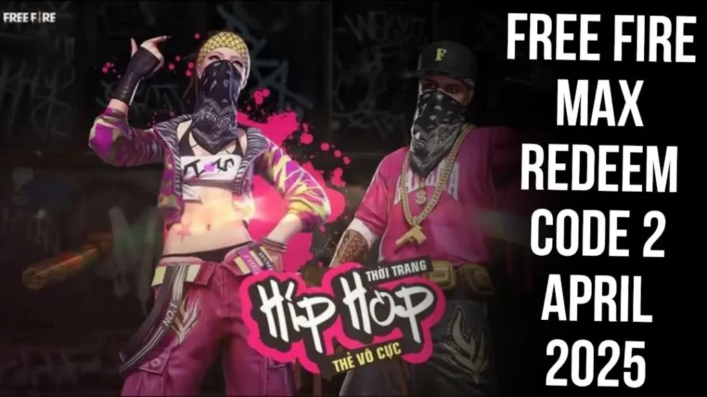 Garena Free Fire MAX Redeem Codes 2 April 2025