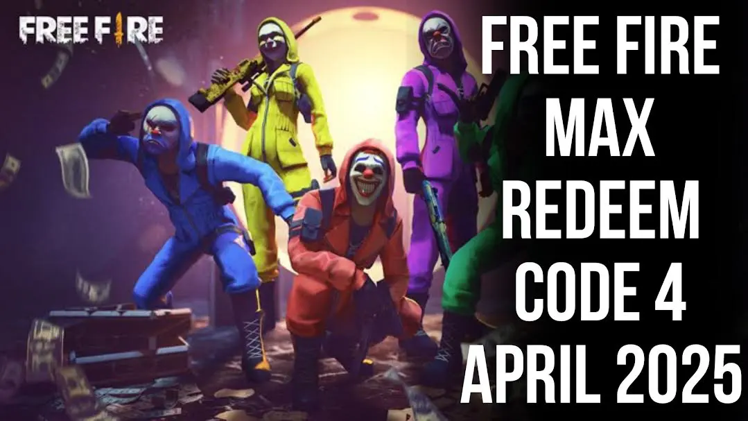 Garena Free Fire MAX Redeem Codes 4 April 2025