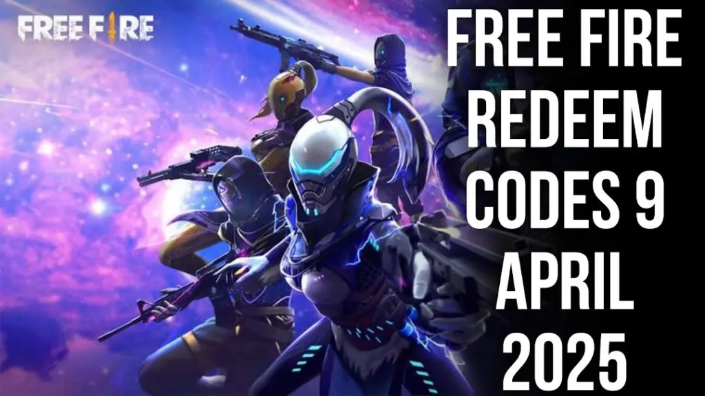 Garena Free Fire MAX Redeem Codes 9 April 2025