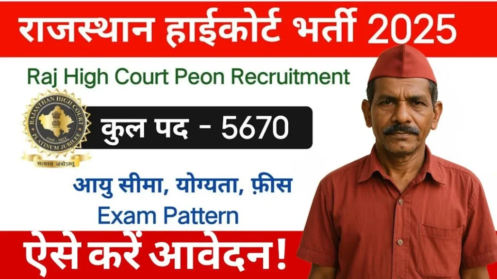 Rajasthan High Court Vacancy 2025